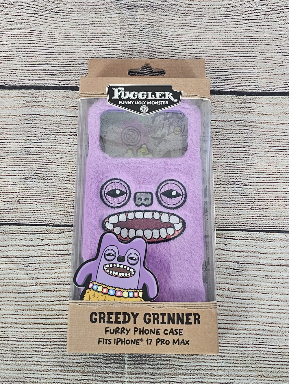 Fuggler Greedy Grinner Furry iPhone 17 Pro Max Phone Case Purple Monster